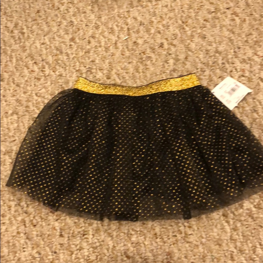 Black and gold sparkle tutu